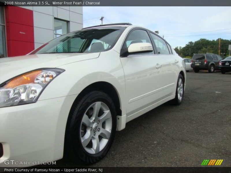 Winter Frost Pearl / Charcoal 2008 Nissan Altima 3.5 SL