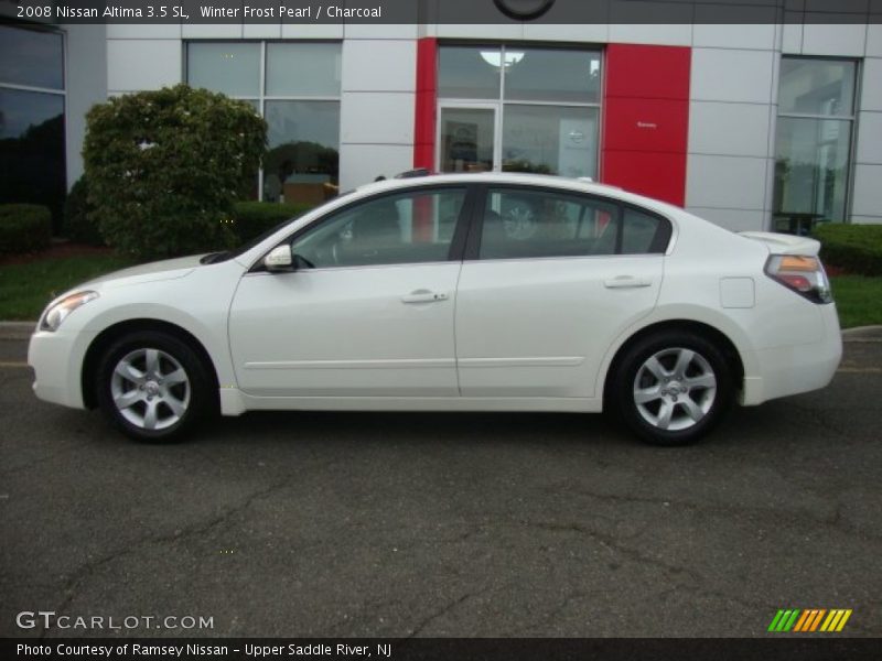 Winter Frost Pearl / Charcoal 2008 Nissan Altima 3.5 SL