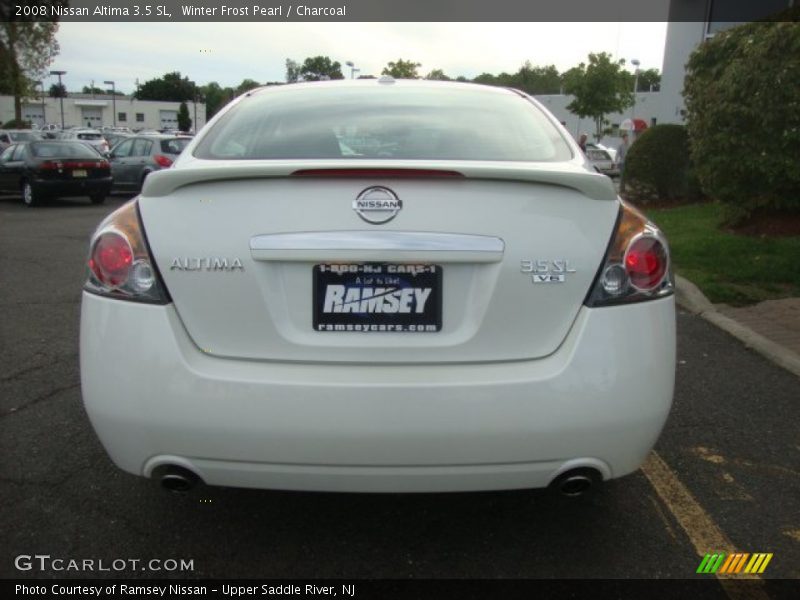 Winter Frost Pearl / Charcoal 2008 Nissan Altima 3.5 SL