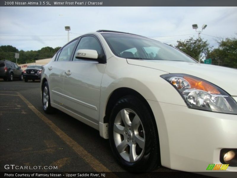 Winter Frost Pearl / Charcoal 2008 Nissan Altima 3.5 SL