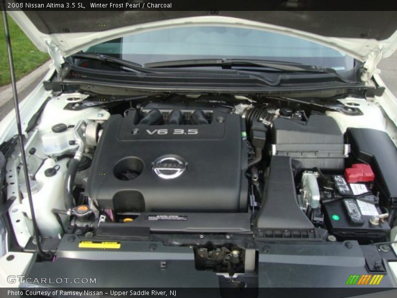 Winter Frost Pearl / Charcoal 2008 Nissan Altima 3.5 SL