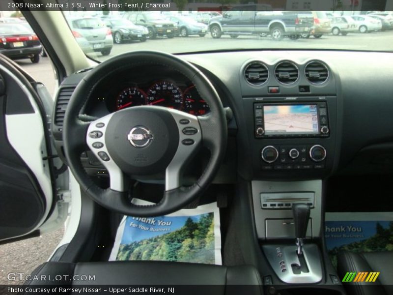Winter Frost Pearl / Charcoal 2008 Nissan Altima 3.5 SL