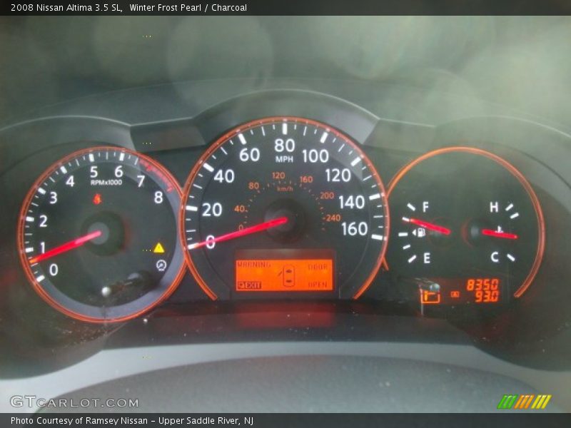 Winter Frost Pearl / Charcoal 2008 Nissan Altima 3.5 SL