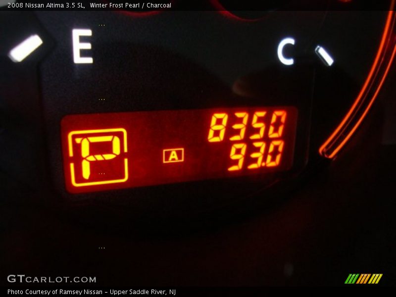 Winter Frost Pearl / Charcoal 2008 Nissan Altima 3.5 SL