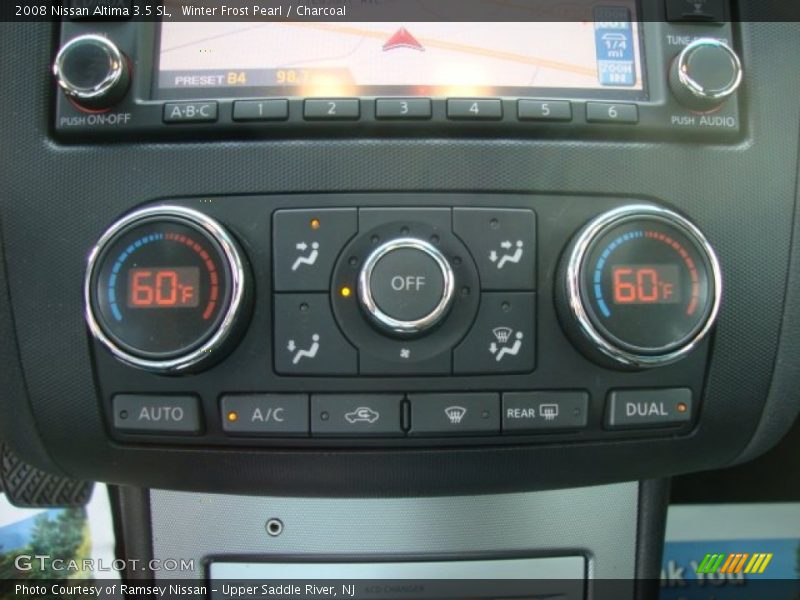 Winter Frost Pearl / Charcoal 2008 Nissan Altima 3.5 SL
