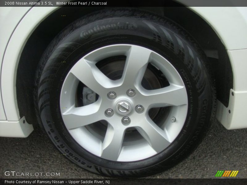 Winter Frost Pearl / Charcoal 2008 Nissan Altima 3.5 SL