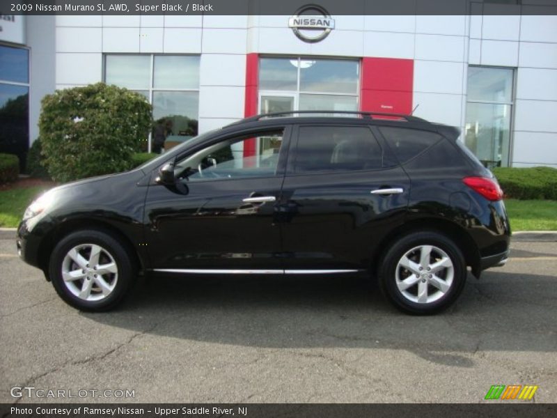 Super Black / Black 2009 Nissan Murano SL AWD
