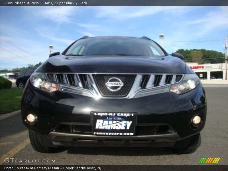 Super Black / Black 2009 Nissan Murano SL AWD