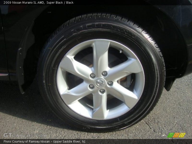 Super Black / Black 2009 Nissan Murano SL AWD
