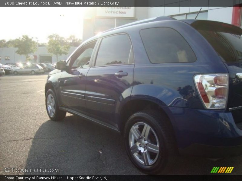 Navy Blue Metallic / Light Gray 2008 Chevrolet Equinox LT AWD