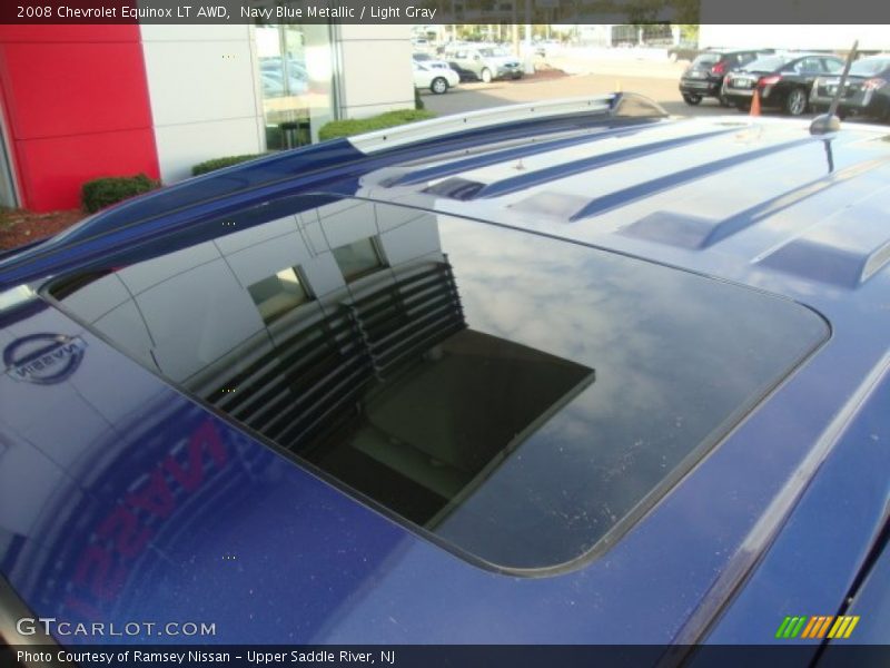 Navy Blue Metallic / Light Gray 2008 Chevrolet Equinox LT AWD