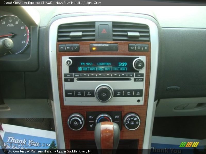 Navy Blue Metallic / Light Gray 2008 Chevrolet Equinox LT AWD