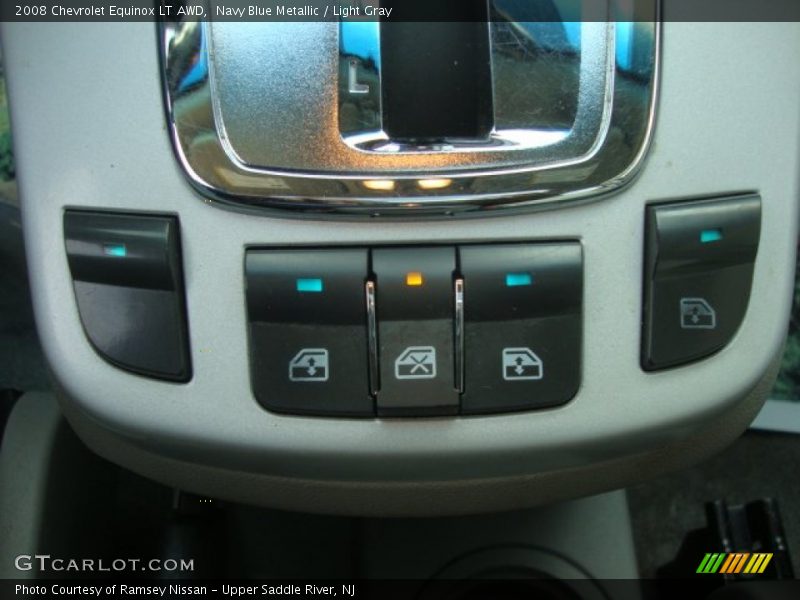 Navy Blue Metallic / Light Gray 2008 Chevrolet Equinox LT AWD