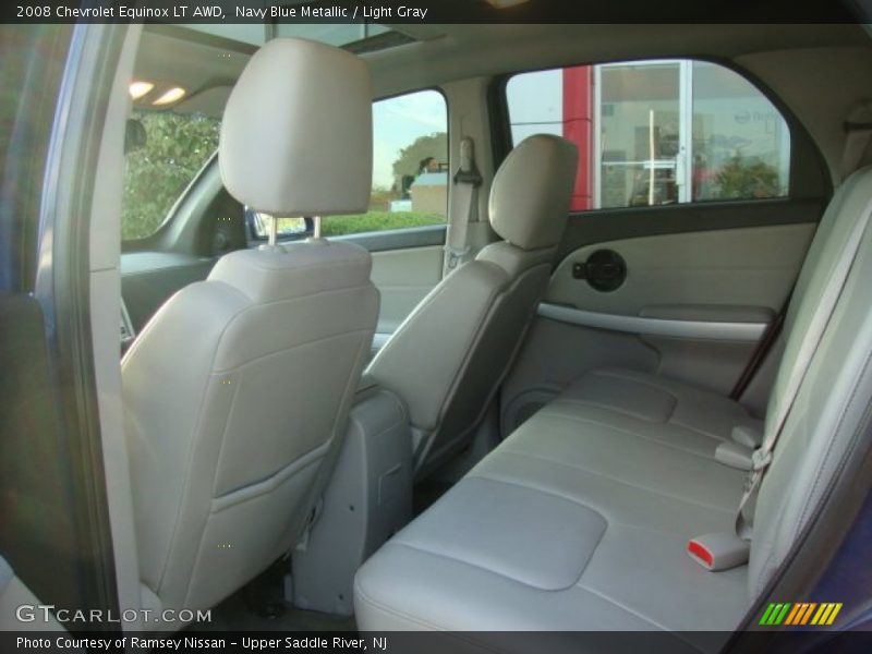 Navy Blue Metallic / Light Gray 2008 Chevrolet Equinox LT AWD
