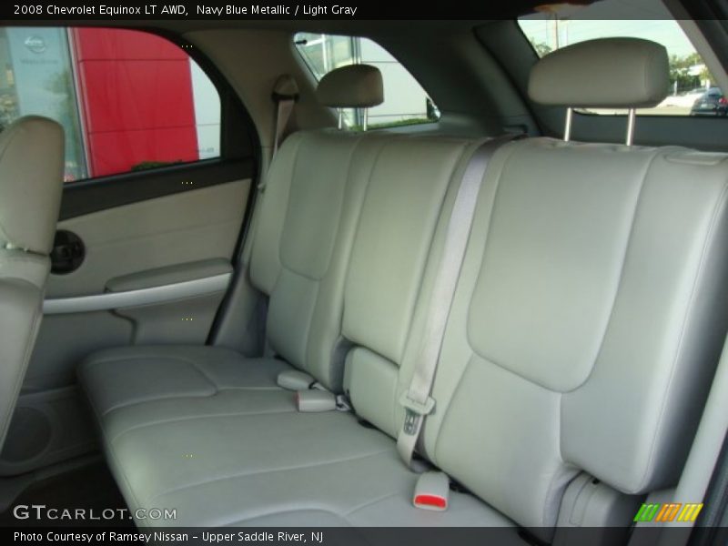 Navy Blue Metallic / Light Gray 2008 Chevrolet Equinox LT AWD