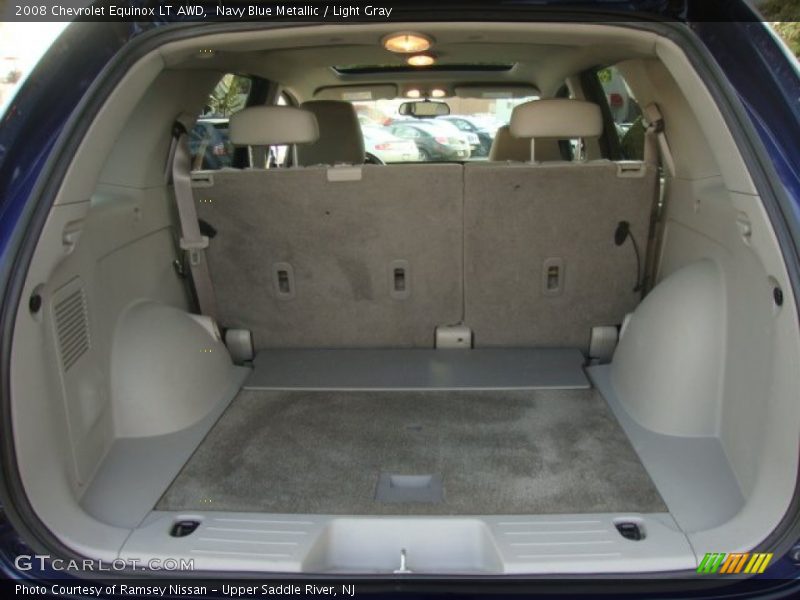 Navy Blue Metallic / Light Gray 2008 Chevrolet Equinox LT AWD