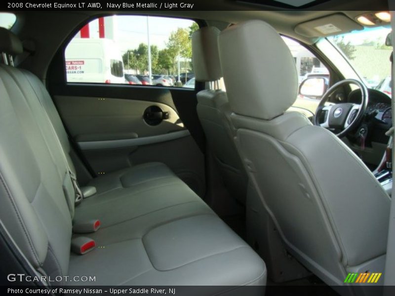Navy Blue Metallic / Light Gray 2008 Chevrolet Equinox LT AWD