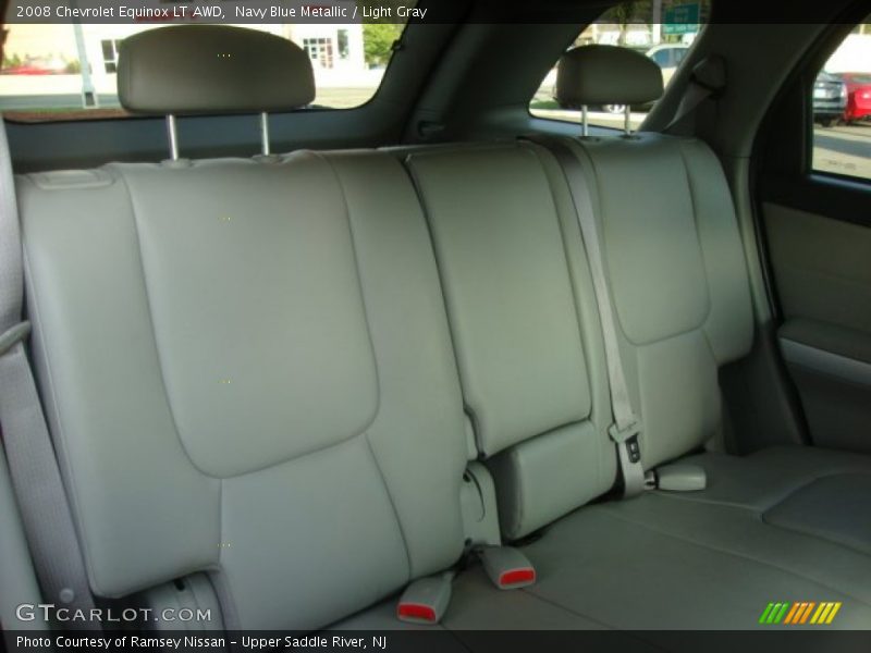 Navy Blue Metallic / Light Gray 2008 Chevrolet Equinox LT AWD