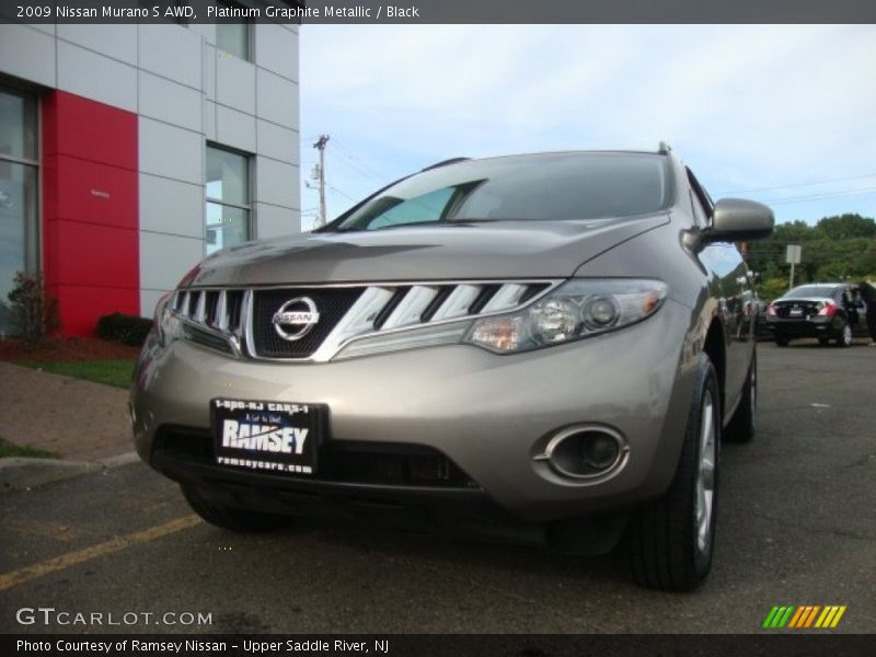 Platinum Graphite Metallic / Black 2009 Nissan Murano S AWD