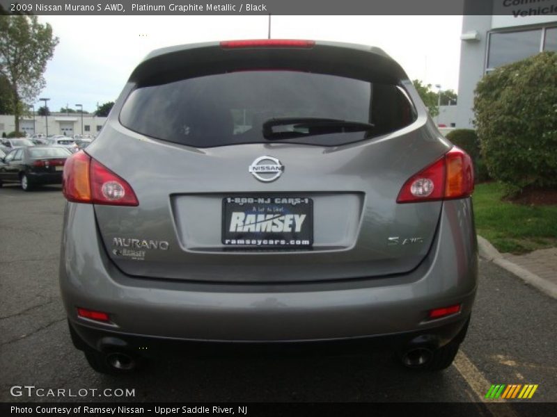 Platinum Graphite Metallic / Black 2009 Nissan Murano S AWD