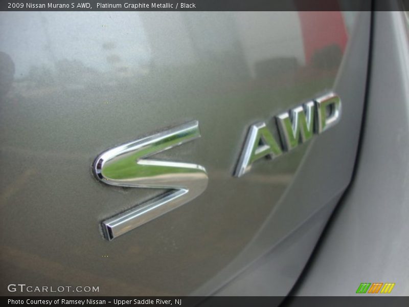 Platinum Graphite Metallic / Black 2009 Nissan Murano S AWD