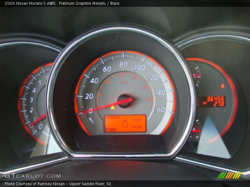 Platinum Graphite Metallic / Black 2009 Nissan Murano S AWD