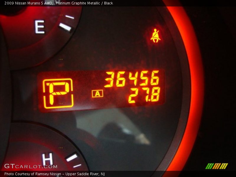 Platinum Graphite Metallic / Black 2009 Nissan Murano S AWD