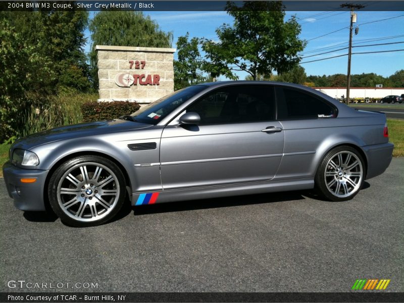 Silver Grey Metallic / Black 2004 BMW M3 Coupe