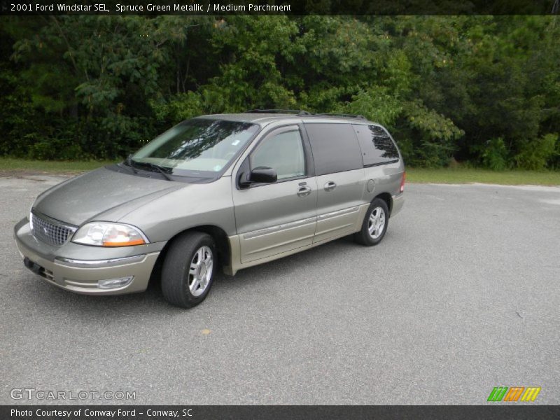 Spruce Green Metallic / Medium Parchment 2001 Ford Windstar SEL