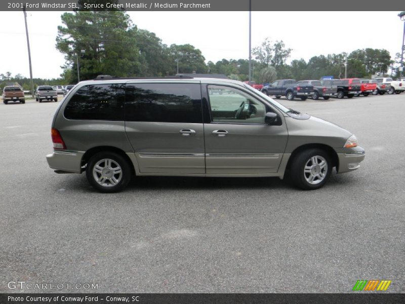 Spruce Green Metallic / Medium Parchment 2001 Ford Windstar SEL