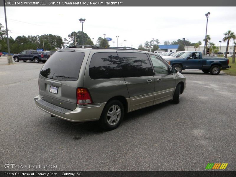 Spruce Green Metallic / Medium Parchment 2001 Ford Windstar SEL