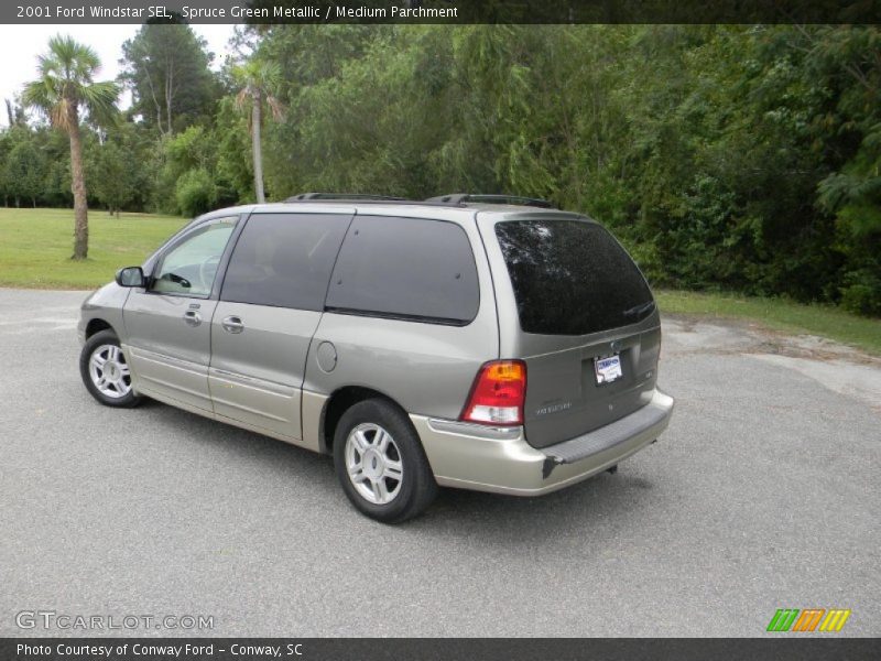 Spruce Green Metallic / Medium Parchment 2001 Ford Windstar SEL