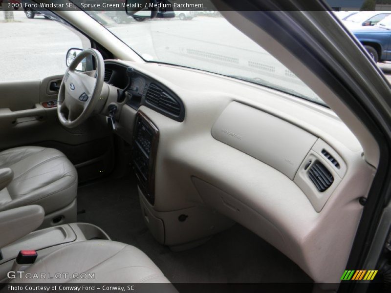 Spruce Green Metallic / Medium Parchment 2001 Ford Windstar SEL