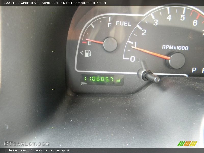 Spruce Green Metallic / Medium Parchment 2001 Ford Windstar SEL