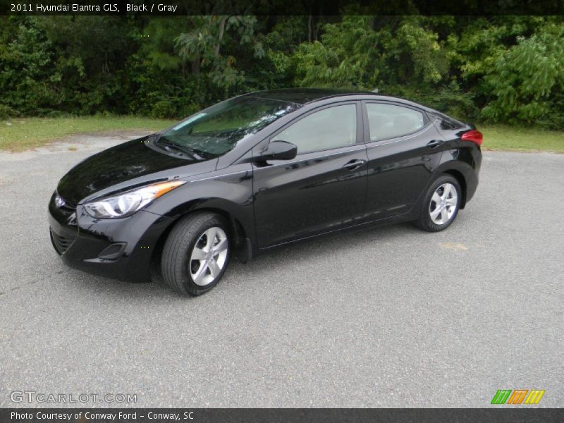 Black / Gray 2011 Hyundai Elantra GLS