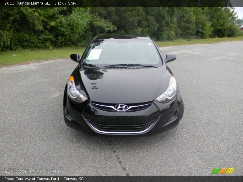 Black / Gray 2011 Hyundai Elantra GLS
