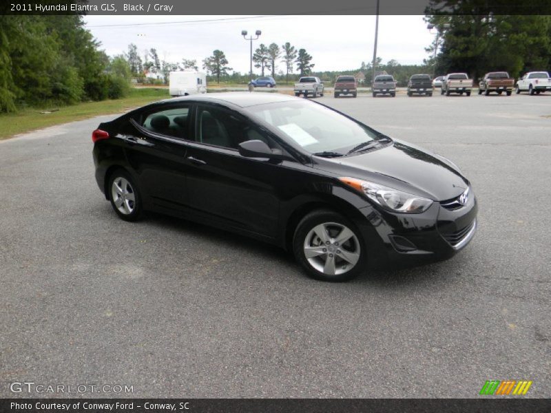 Black / Gray 2011 Hyundai Elantra GLS