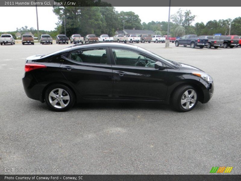 Black / Gray 2011 Hyundai Elantra GLS