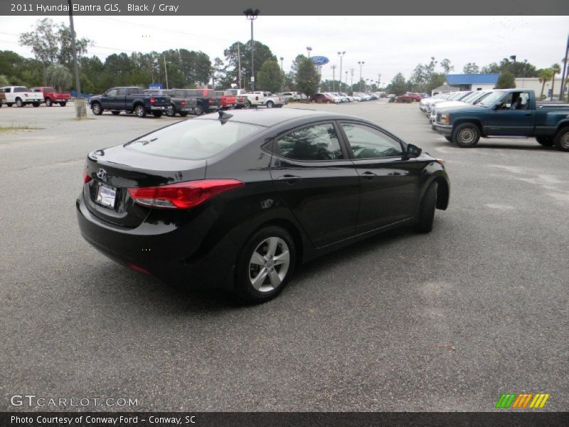 Black / Gray 2011 Hyundai Elantra GLS