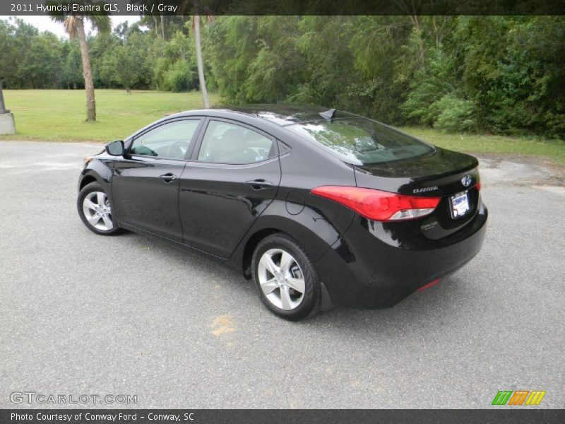 Black / Gray 2011 Hyundai Elantra GLS
