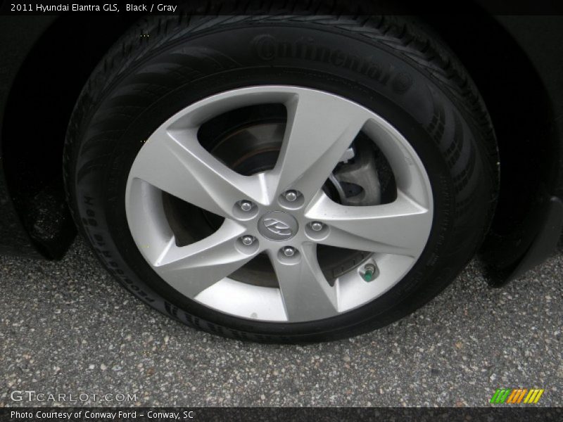 Black / Gray 2011 Hyundai Elantra GLS