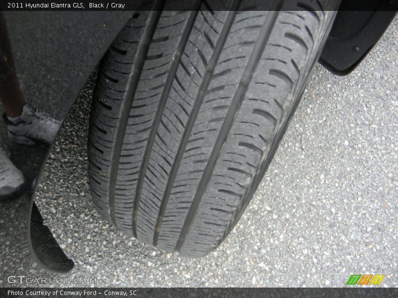 Black / Gray 2011 Hyundai Elantra GLS