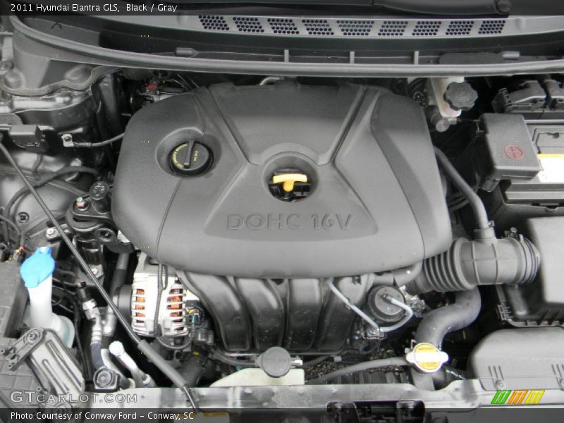 Black / Gray 2011 Hyundai Elantra GLS