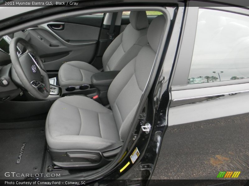 Black / Gray 2011 Hyundai Elantra GLS