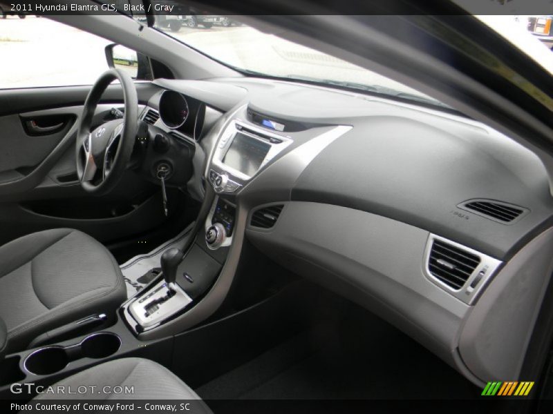 Black / Gray 2011 Hyundai Elantra GLS