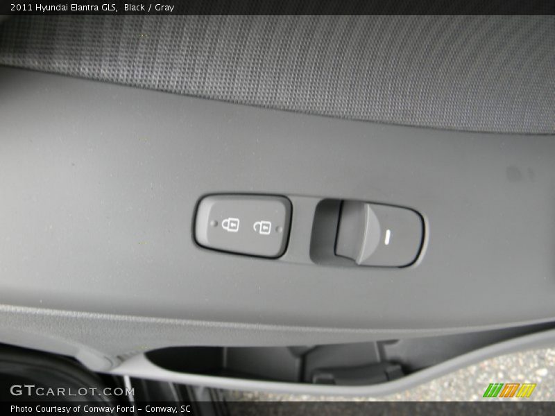 Black / Gray 2011 Hyundai Elantra GLS