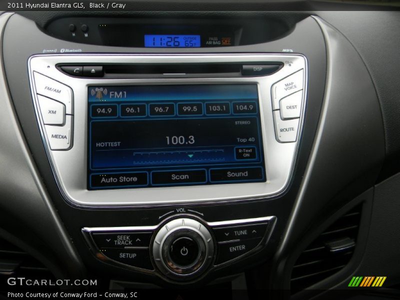 Black / Gray 2011 Hyundai Elantra GLS