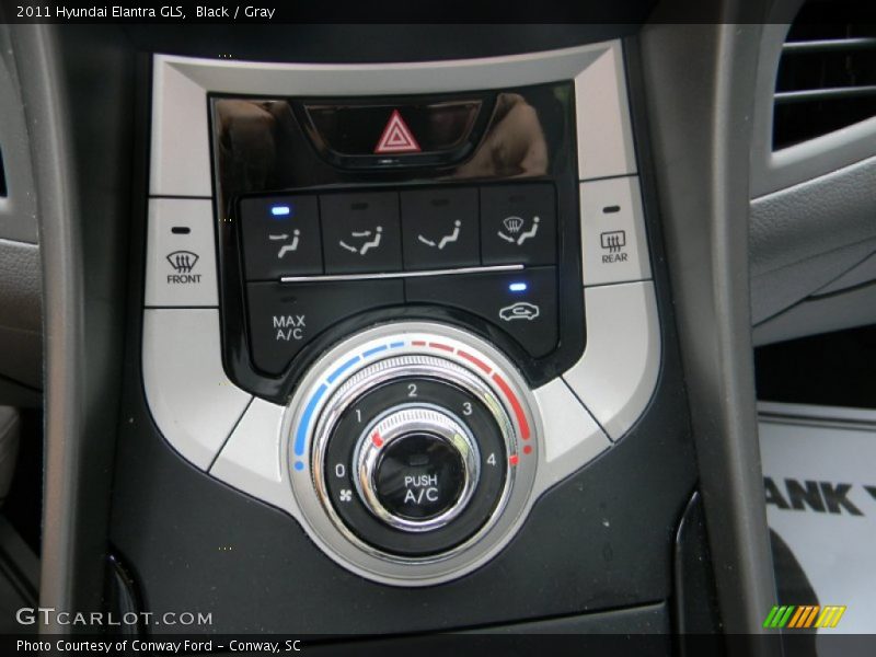 Black / Gray 2011 Hyundai Elantra GLS