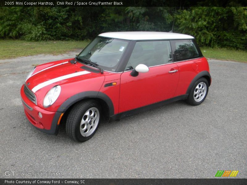 Chili Red / Space Grey/Panther Black 2005 Mini Cooper Hardtop