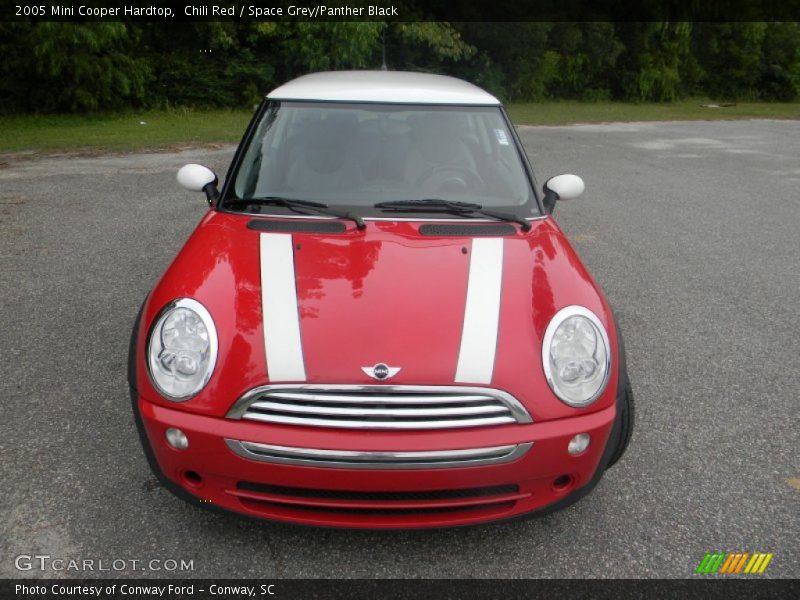 Chili Red / Space Grey/Panther Black 2005 Mini Cooper Hardtop